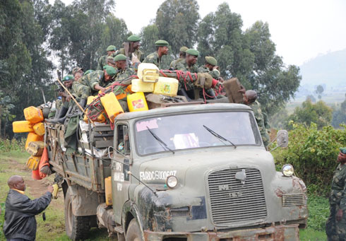 Ingabo za Congo zaje ku mupaka w