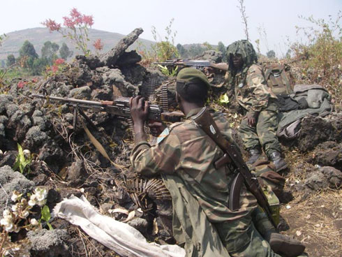 Ingabo za Leta ya Congo ubwo zari ku rugamba Kanyarucinya.