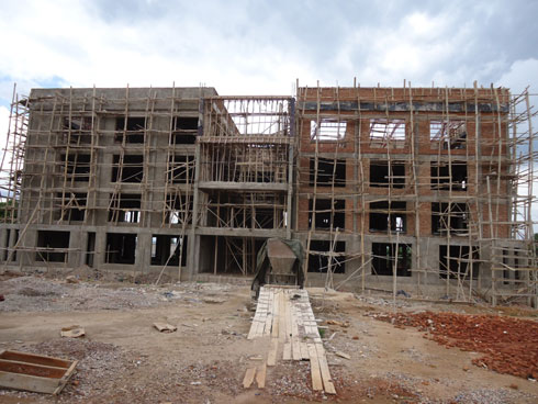 Inyubako nshya y'akarere ka Bugesera iri mu isozwa.