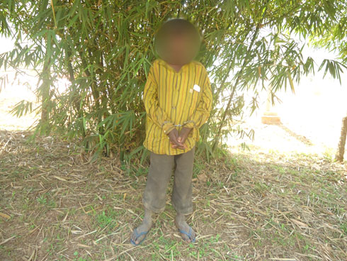 Uyu mwana yiyemerera ko yishe umuntu.