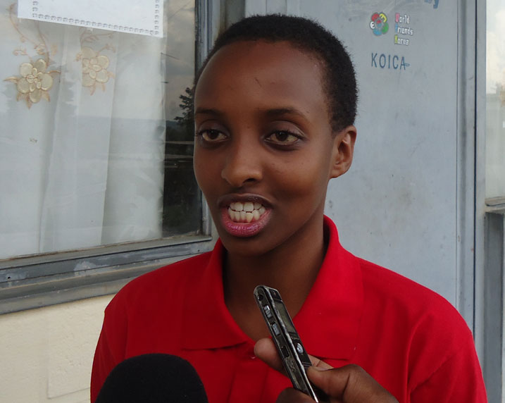 Ishimwe Ange yabaye uwa mbere mu kuvuga mu gifaransa.