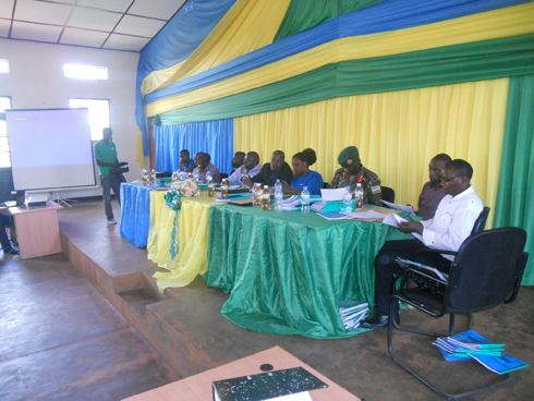 Itsinda ryaje gusuzuma imihigo ku Kamonyi.