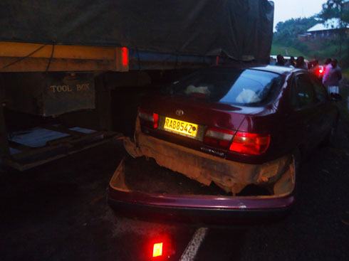 Ivatiri yangitse inyuma nabwo ntibikanganye cyane.