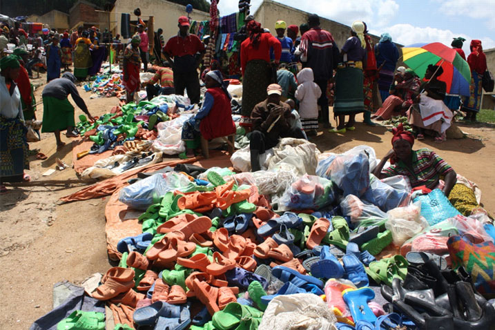 Iyo imvura iguye kwanura ibicuruzwa birabagora.