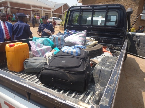 Iyo ni imizigo y'abahuye n'impanuka igiye guhabwa Abacongomani.