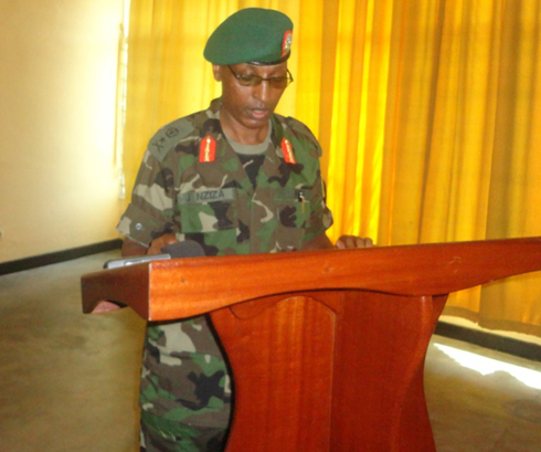Brig. Gen Jack Nziza, umunyamabanga uhoraho muri minisiteri y'ingabo.