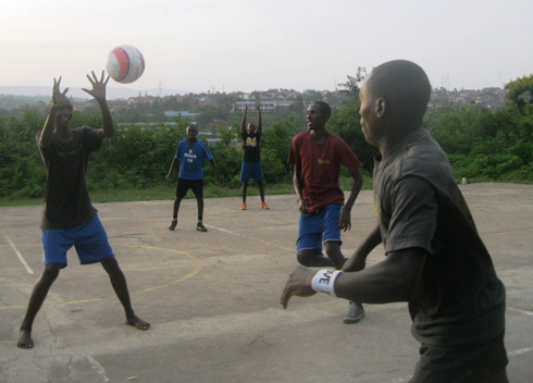 Abakinnyi ba Bloanball bari mu myitozo