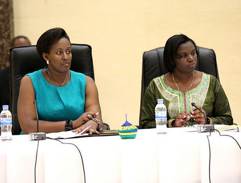 Mme Jeannette Kagame nawe yitabiriye umwiherero w'abagize Guverinoma.