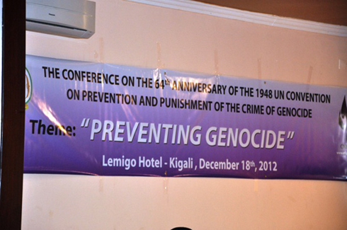 Inama yari ifite insanganyamatsiko ikangurira abantu gukumira Jenoside.