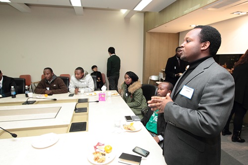 James Ntaganda , Umuyobozi wa Diaspora muri Koreya.