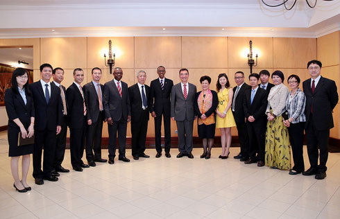 Perezida Kagame hamwe n