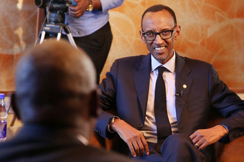 Perezida Kagame mu kiganiro n