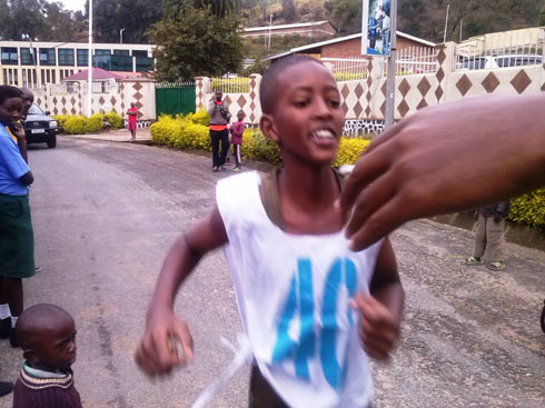 Kamali Alexis w'imyaka 14 (Rubavu) wabashije gusoza ari uwa 7/8.