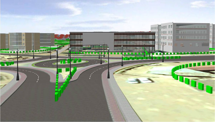 Iki gishushanyo ni icy'ahasanzwe ari rwagati mu mujyi wa Kayonza