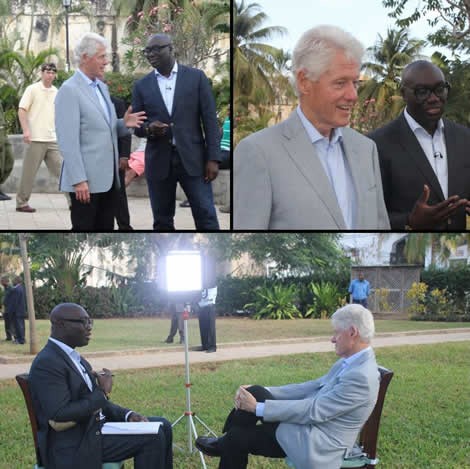 Bill Clinton aganira n