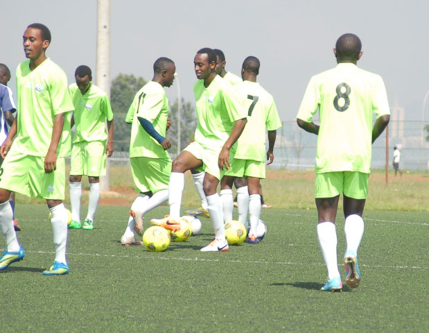 Bamwe mu bakinnyi bagize ikipe y