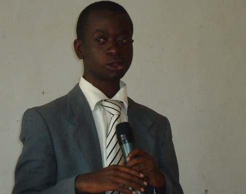 Kubwimana Nicolas, ugiye gutangiza umuryango urwanya ingengabitekerezo ya Jenoside.