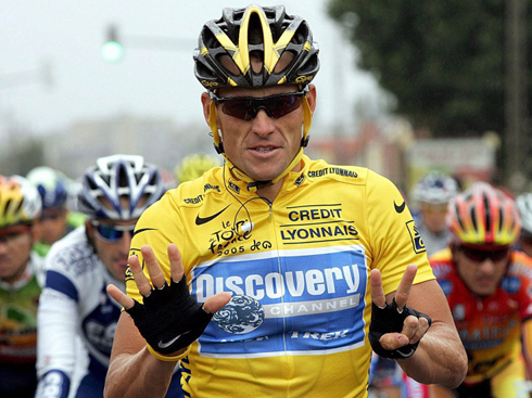 Lance Armstrong yatsinze Tour de France kuva mu 1999-2005.