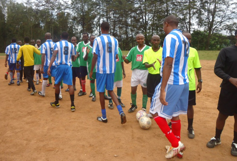 Amakipe mbere y'umukino.