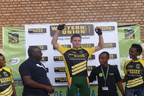 Lil Darren, Umunyafurika Y'Epfo niwe wegukanye Tour du Rwanda 2012.