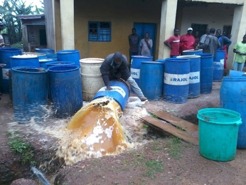 Litilo 6660 z'inzoga z'ibikwangari zamenywe muri Mamba.