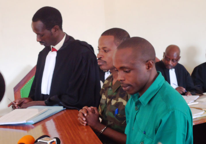 Lt Mutabazi na Nshimyimana Joseph alias Camarada , nibo baburanye kuri uyu wa kabiri.