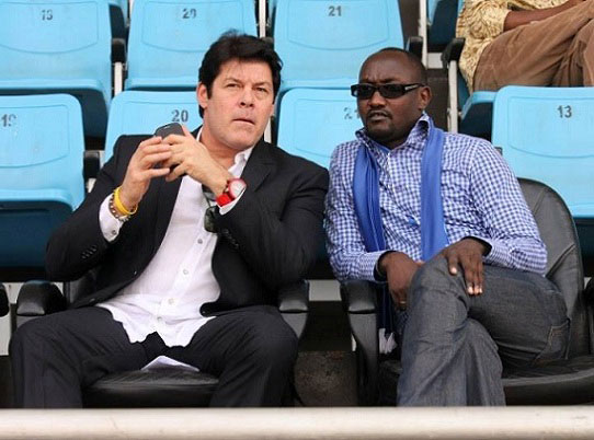 Luc Eymael, umutoza wa Rayon Sport na Gakwaya Olivier Umunyamabanga wayo ntabwo bigeze bemera ibihano bahawe.