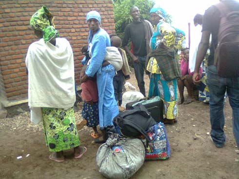 Aba bari barahungiye i Mushaki bahunze Mai Mai Nyatura none kubera M23 igiye kuhava baje mu Rwanda.