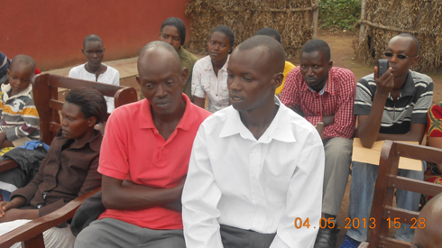 Bamwe mu bana b'imfubyi za Jenoside birera batuye mu murenge wa Mukingo mu karere ka Nyanza.