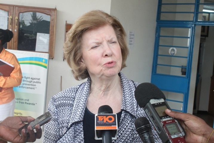 Umuyobozi wa Tranparency International, Madame Labelle, yashimye aho u Rwanda ruhagaze mu kurwanya ruswa n