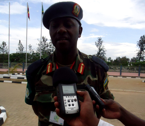Major General Jacques Musemakweli umuhuzabikorwa w'iyo myitozo.