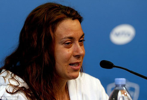 Marion Bartoli yasezeye kuri Tennis n'agahinda kenshi.