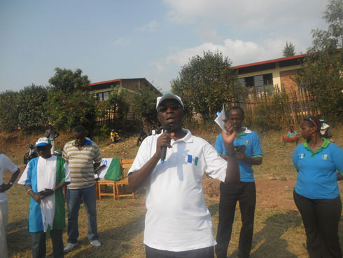 Minisitiri Murekezi Anastase ukuriye ibikorwa byo kwamamaza abakandida depite ba PSD.