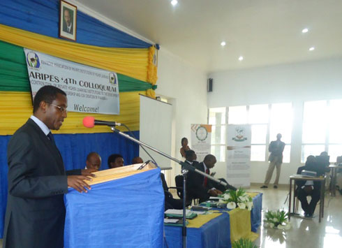 Minisitiri Biruta ageza ijambo ku bitabiriye inama ya ARIPES.