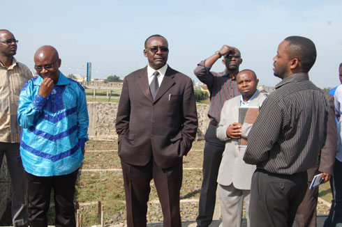 Minisitiri Kanimba asura ahazubakwa ihunikiro ry'ibicuruzwa bijyanwa Congo.