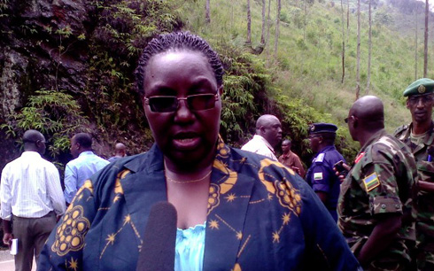 Minisitiri Mukantabana yavuze ko umuhanda Kigali-Musanze uba ufunzwe.