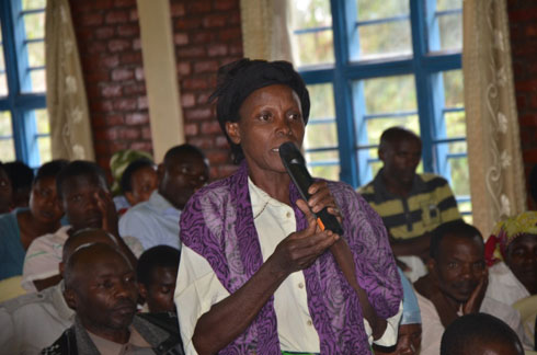 Mukandaganje Mariya yasabye imbabazi ku bwo kubura ubutwari Abatutsi yari ahishe bakicwa.