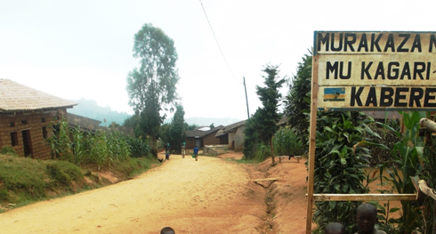 Muri uyu muhanda ni ho impanuka yabereye.