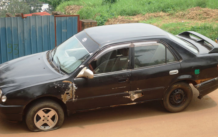 Imodoka Murwanashyaka yari atwaye.