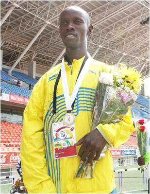 Muvunyi yatangiye kubakira izina atwara umudari mu mikino nyafurika muri Mozambique.