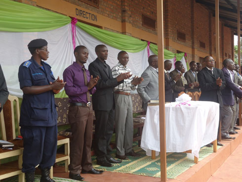 N'inzego za Polisi zari zitabiriye iki giterane.