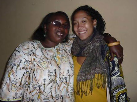 Nadja yishimiye mukase cyane.