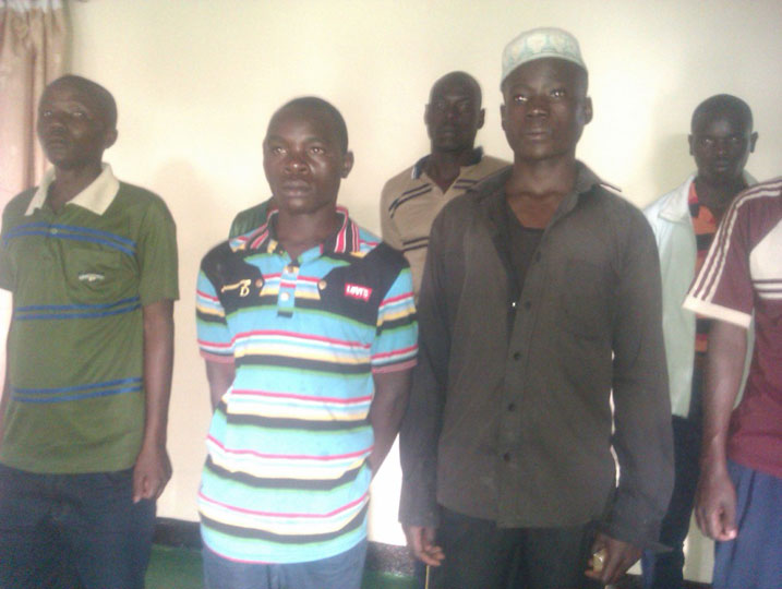 Ndagijimana Eric ubanza ibumoso hamwe na bagenzi be bavuye mu mitwe itandukanye irimo FDLR.