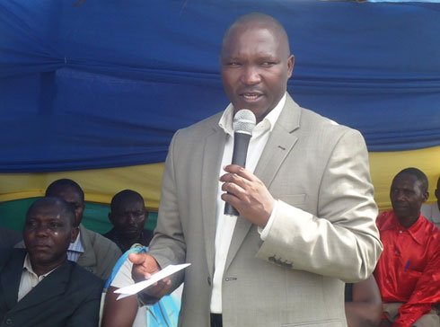 Ndagijimana Jean Pierre ubwo yari mu gikorwa cy