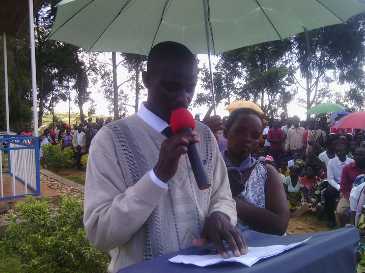 Ndayisaba Elie, perezida wa Ibuka mu karere ka Nyamagabe.