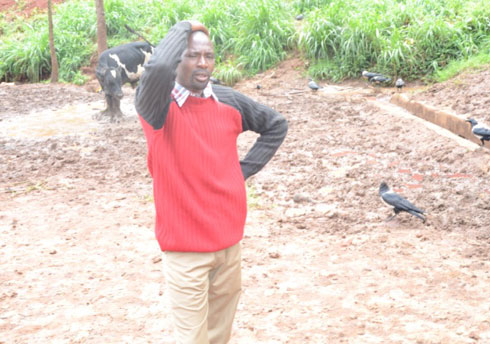 Ndayisabye wafatanywe inyama zirwaye yaciwe amande ndetse n'inyama ziratwikwa.