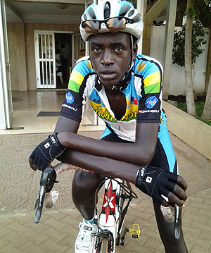 Ndayisenga Valens amaze iminsi yigaragaza kuko yanegukanye agace ka Rwamagana-Musanze muri Tour du Rwanda 2013.