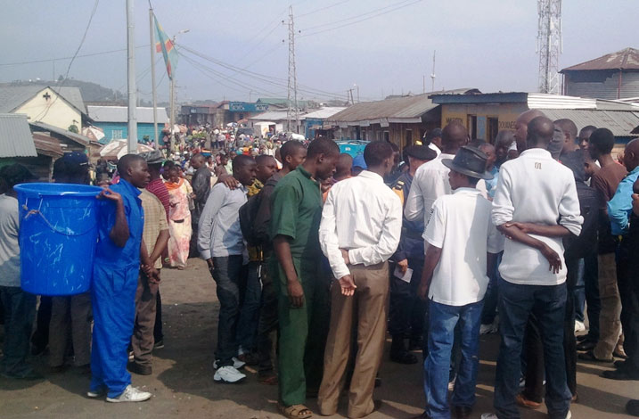 Aha yasobanuriraga inzego z'umutekano za Kongo uko yafashwe.