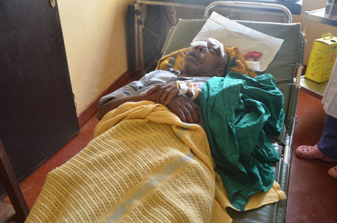 Ngirinshuti abagizi ba nabi bamusize ari intere.