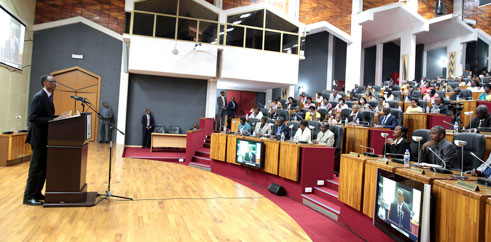 Ijambo riya perezida wa Repubulika rigaragaza imiterere y'igihugu iki gihe yarivugiye mu ngoro y'Inteko ishinga amategeko ahari hateraniye abayobozi mu nzego zinyuranye kandi rigenewe Abanyarwanda bose.